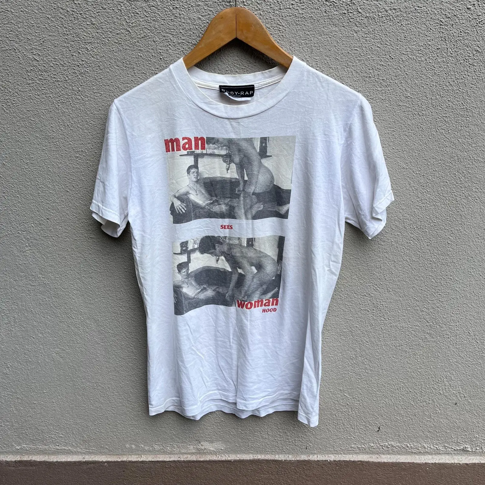 Photography Graphic Design - Vintage rare BODY RAP london tee