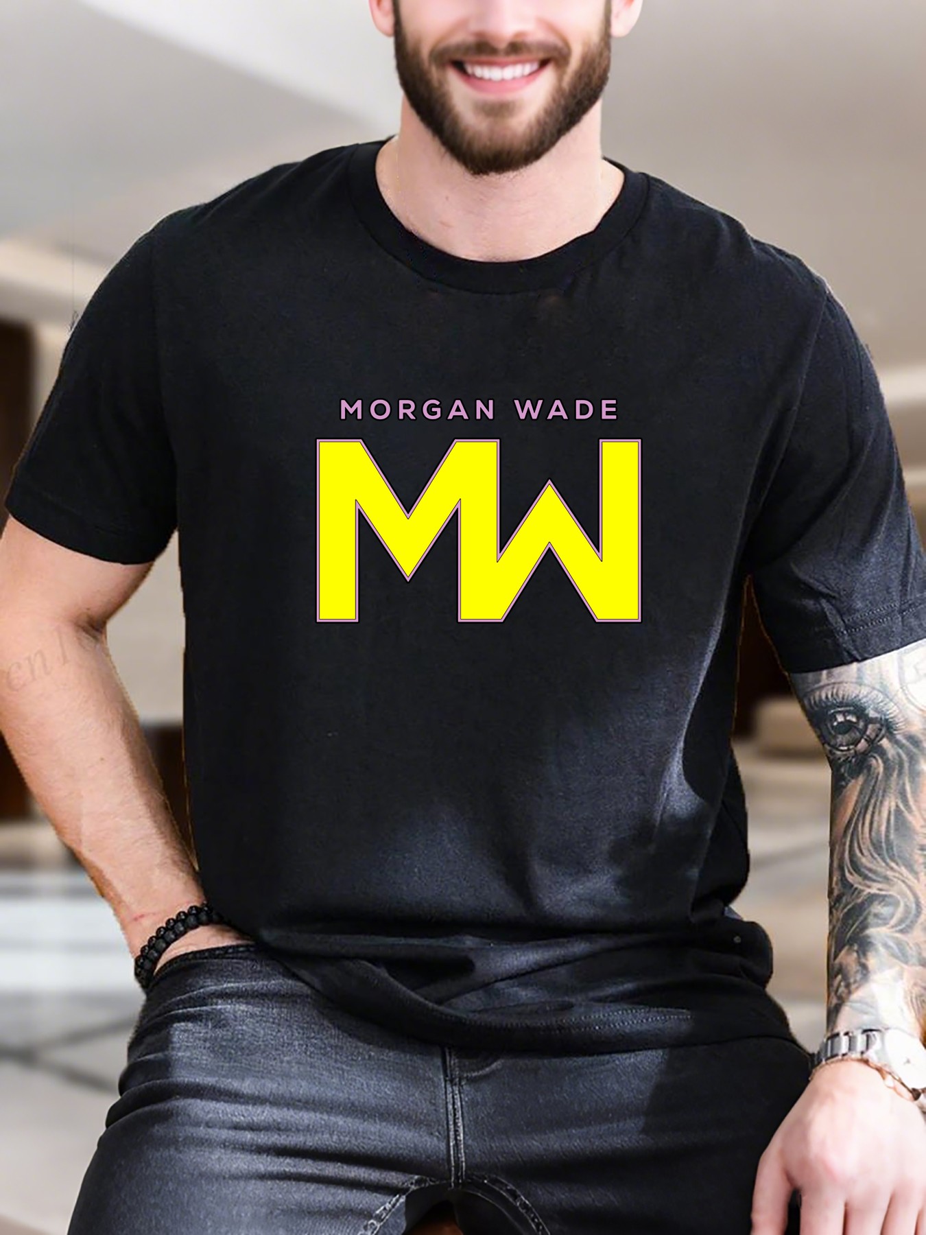 Photography Graphic Design - Men's Graphic Print T-Shirt - Morgan