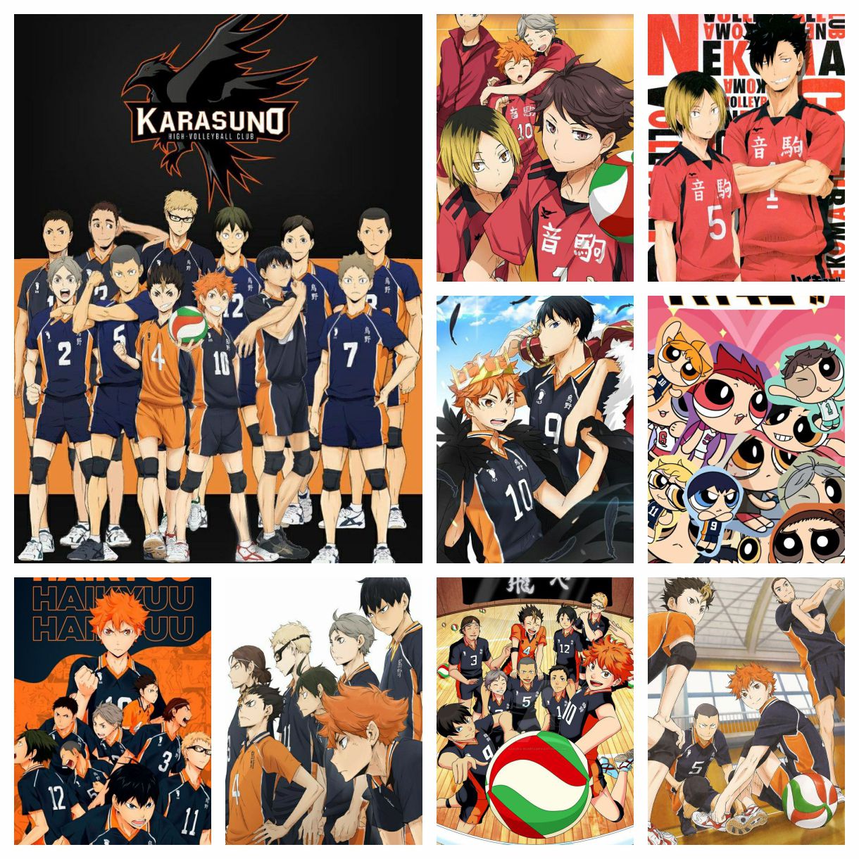 Photography Geometry - Hot Japanese Anime H-Haikyuu Hot 5D
