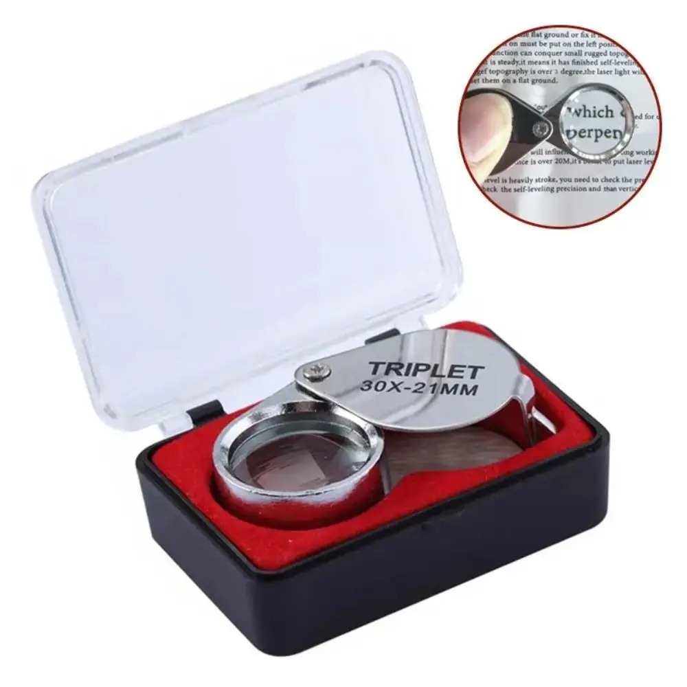 Eye Piece Magnifier - 10-30X Pocket Loupe Magnifier Jewelry Magnifying