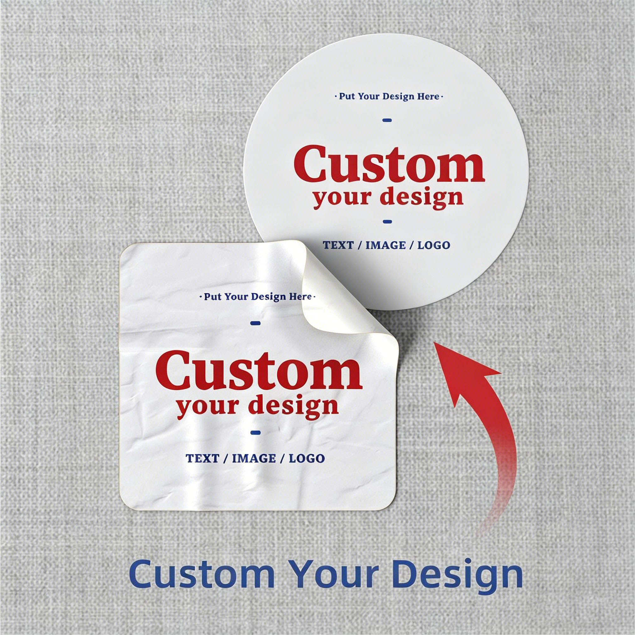 Photography Logo - Custom Stickers Personalized Labels Waterproof Self