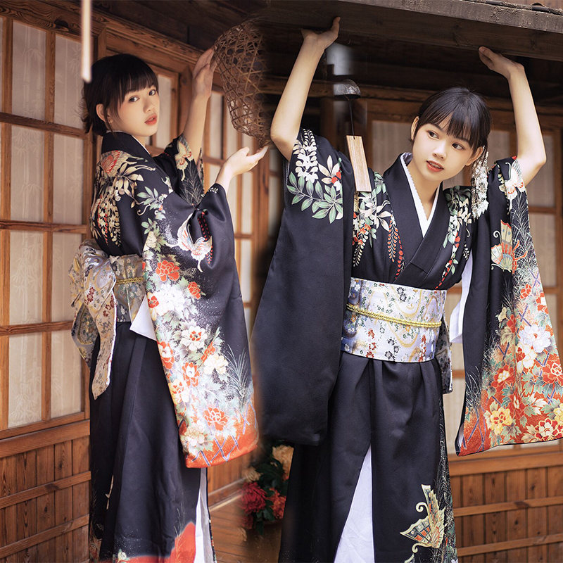 Photography Young - Dark Series Kimono Women's Formal Traditional