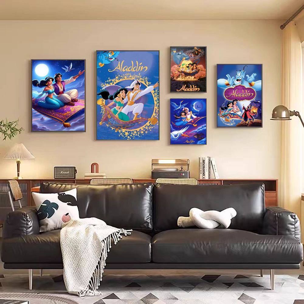 Photography By - 1pc frameless Canvas Painting Amine Aladdin