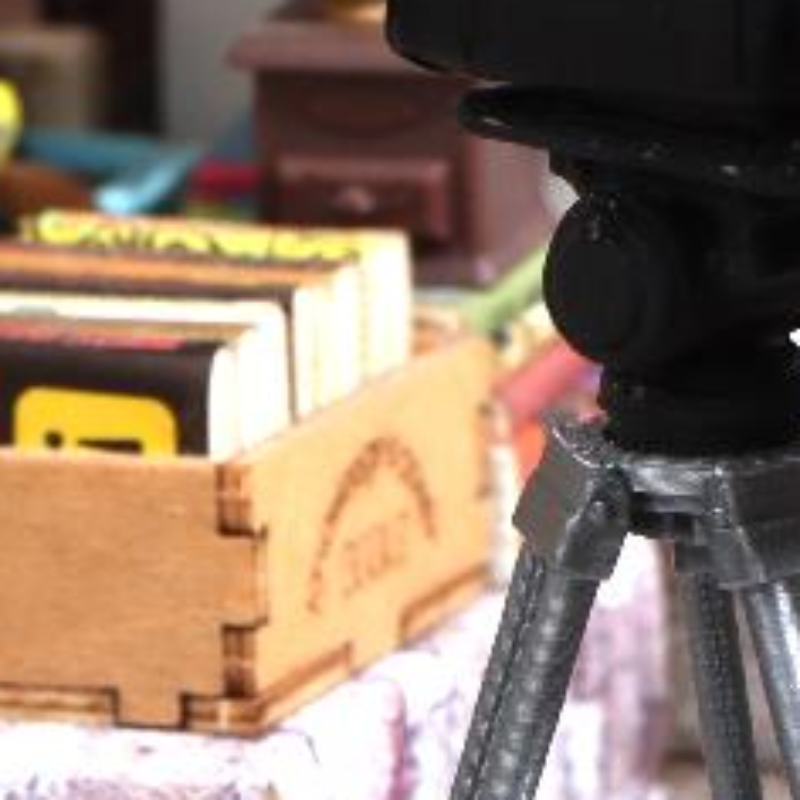 Photography Camera - Mini Video Camera Tripod Model 1:12