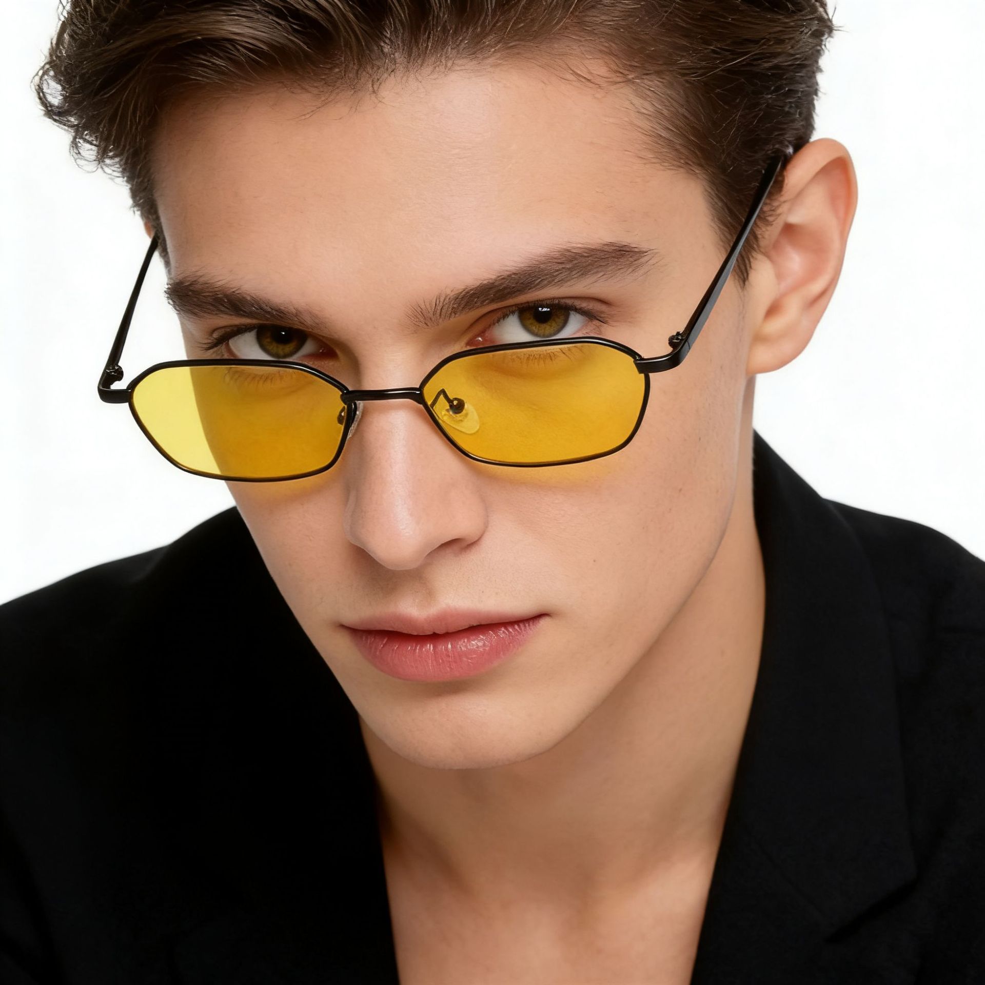 Photography Street - New Metal Frame Polygonal Sunglasses Fashionable