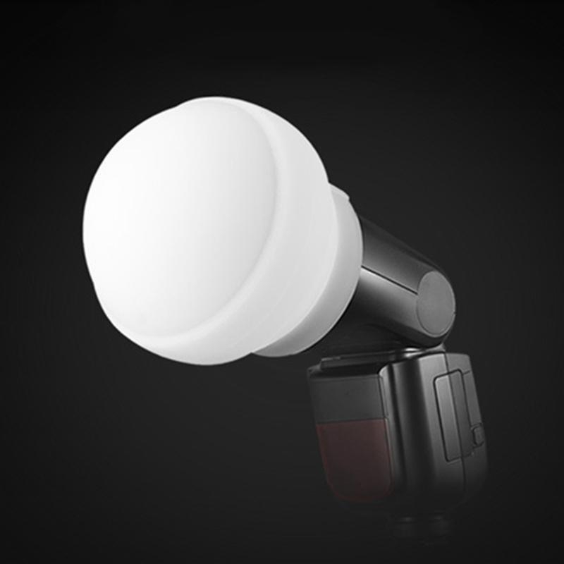 Photography Gear - Quick Mount Silicone Diffuser Sphere Shaped