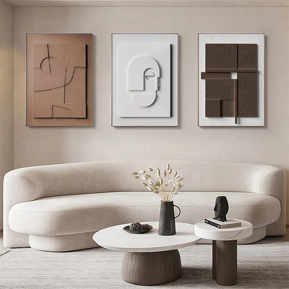 Photography Geometry - Nordic 3D Effect Geometric Canvas Painting