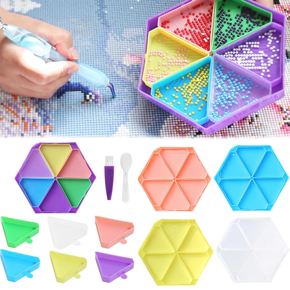 Photography Geometry - 6 Grids Palette Hexagon Diamond Painting