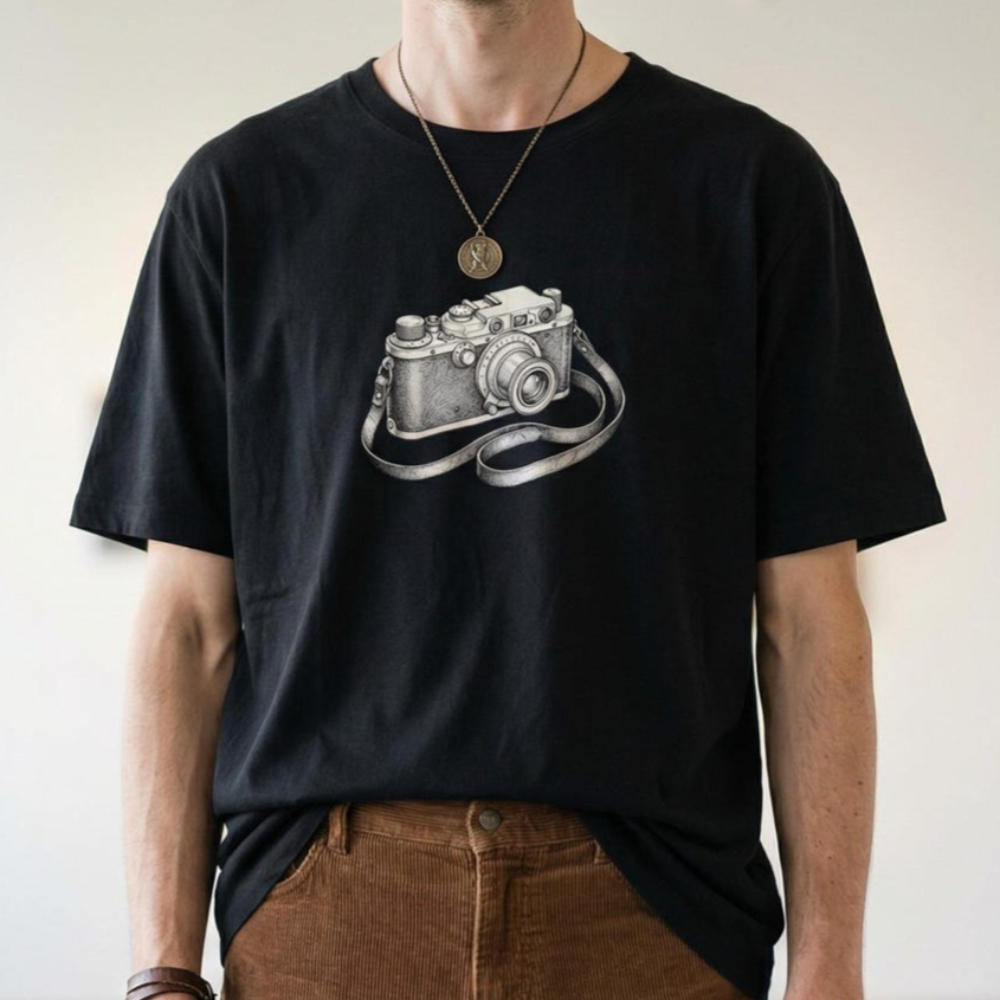 Camera Shirt Vintage Camera Te – Photography Graphic Design recenzja i cena