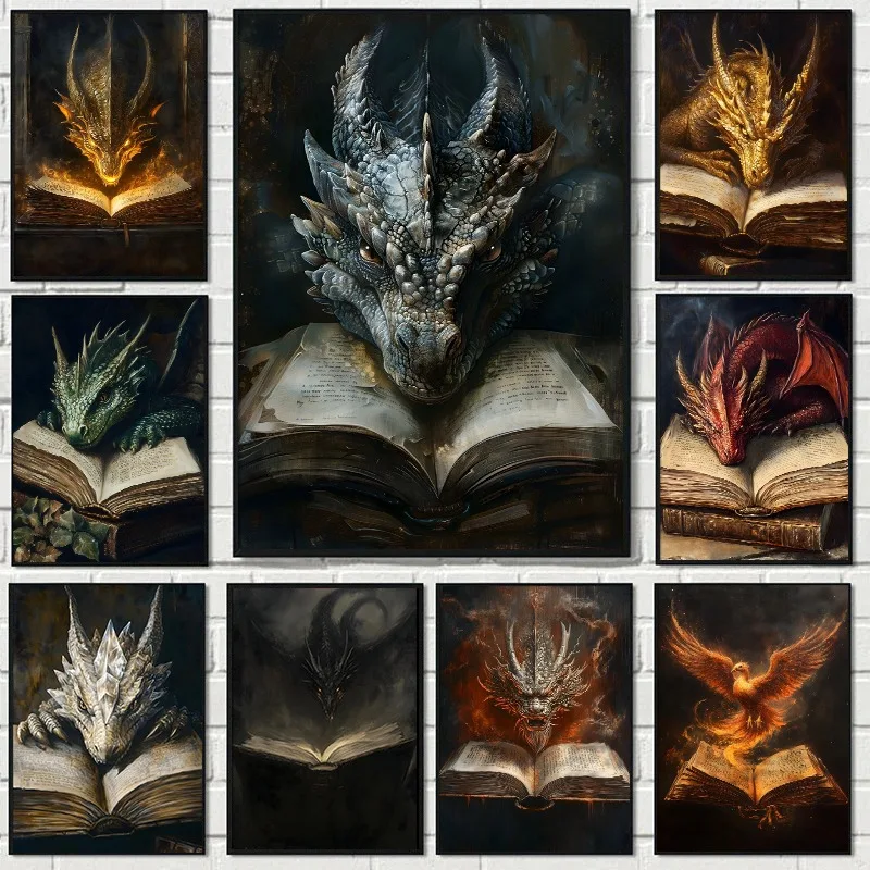 Large Dragon Reading Book Post – Photography Night recenzja i cena