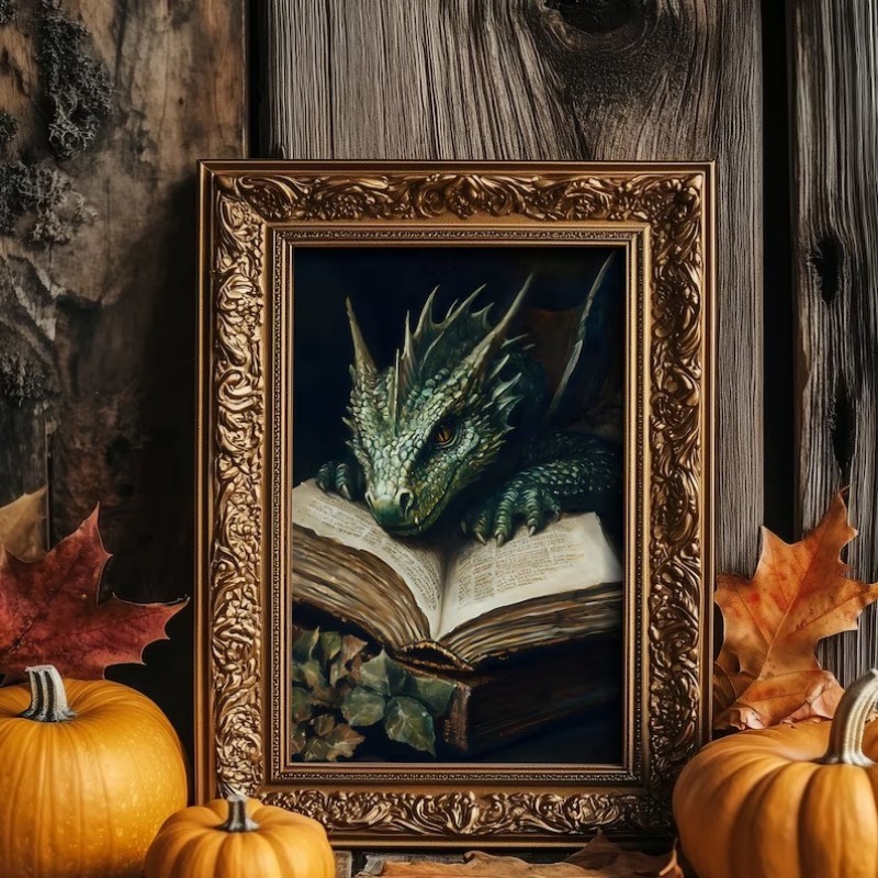 Large Dragon Reading Book Post – Photography Night recenzja i cena