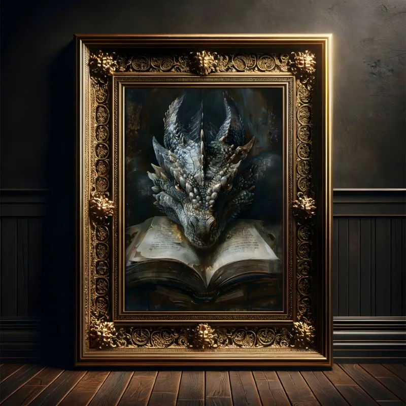 Large Dragon Reading Book Post – Photography Night recenzja i cena