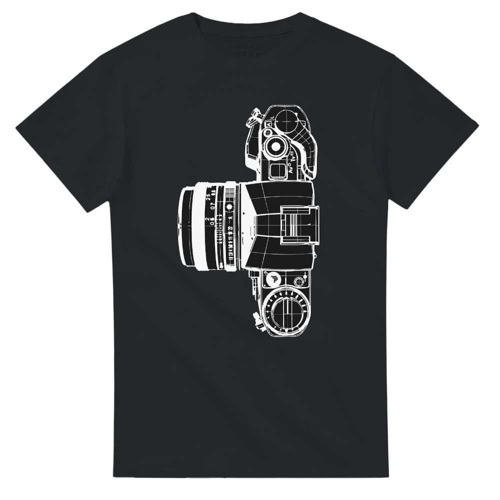 Vintage Camera T-Shirt Photogr – Photography Graphic Design recenzja i cena
