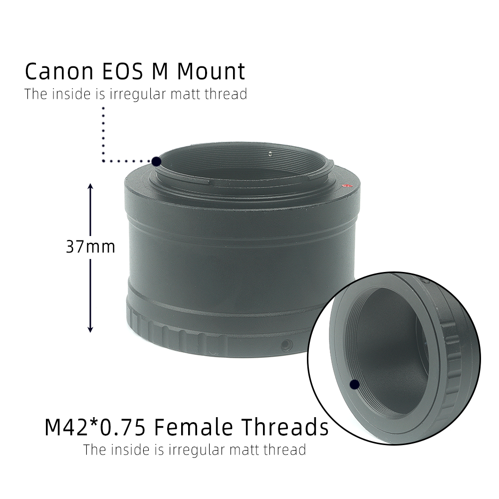 EYSDON 1.25 Inch To EOS M T-Ri – Lens Adapter Ring recenzja i cena