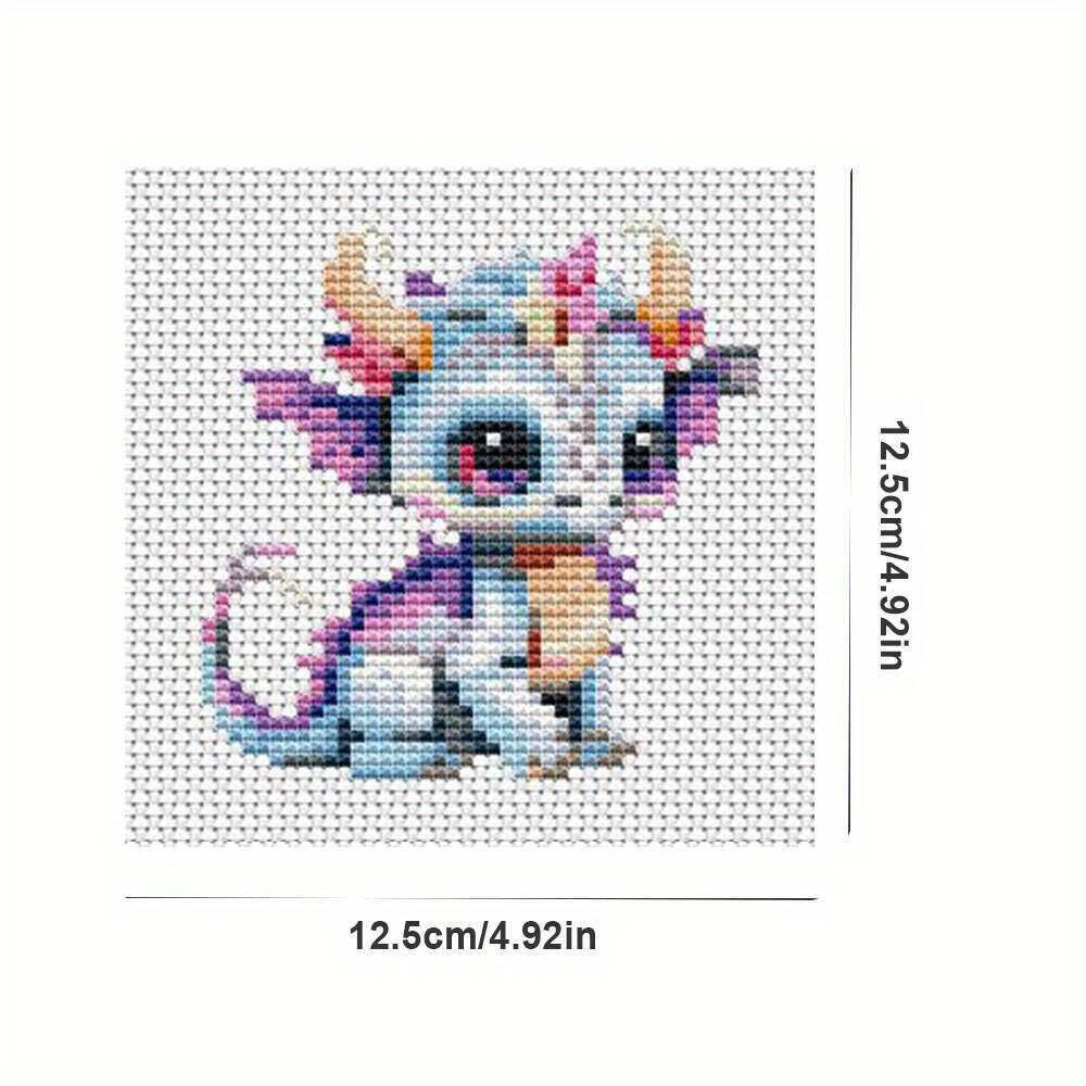 12Pcs Dragon Cross Stitch 11CT – Photography Geometry recenzja i cena