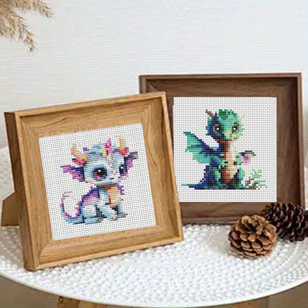 12Pcs Dragon Cross Stitch 11CT – Photography Geometry recenzja i cena