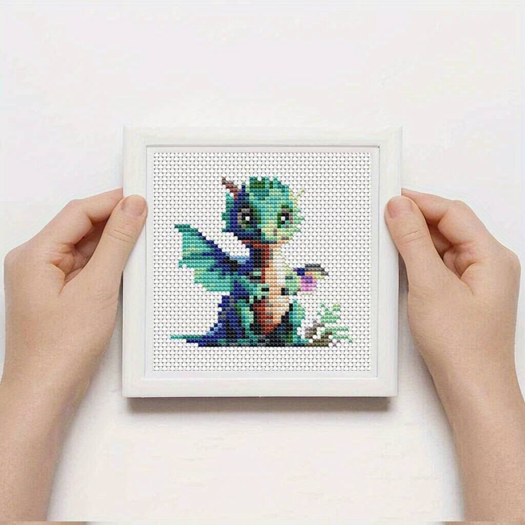 12Pcs Dragon Cross Stitch 11CT – Photography Geometry recenzja i cena