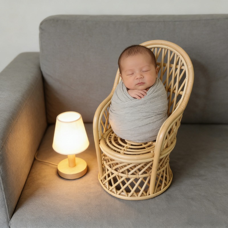 Handmade Vintage Rattan Chair  – Photography Gear recenzja i cena