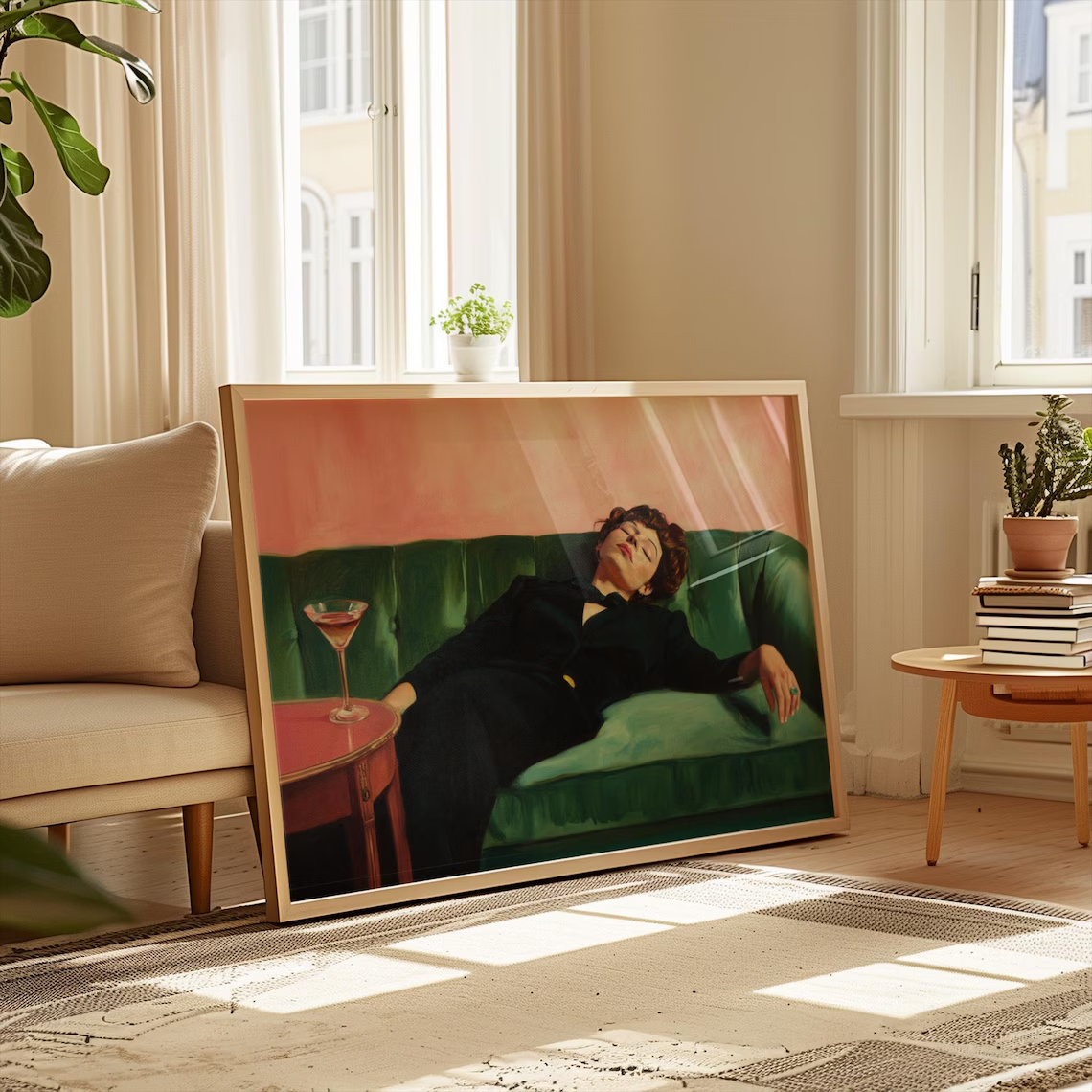 Woman on Couch with Martini |  – Photography By recenzja i cena