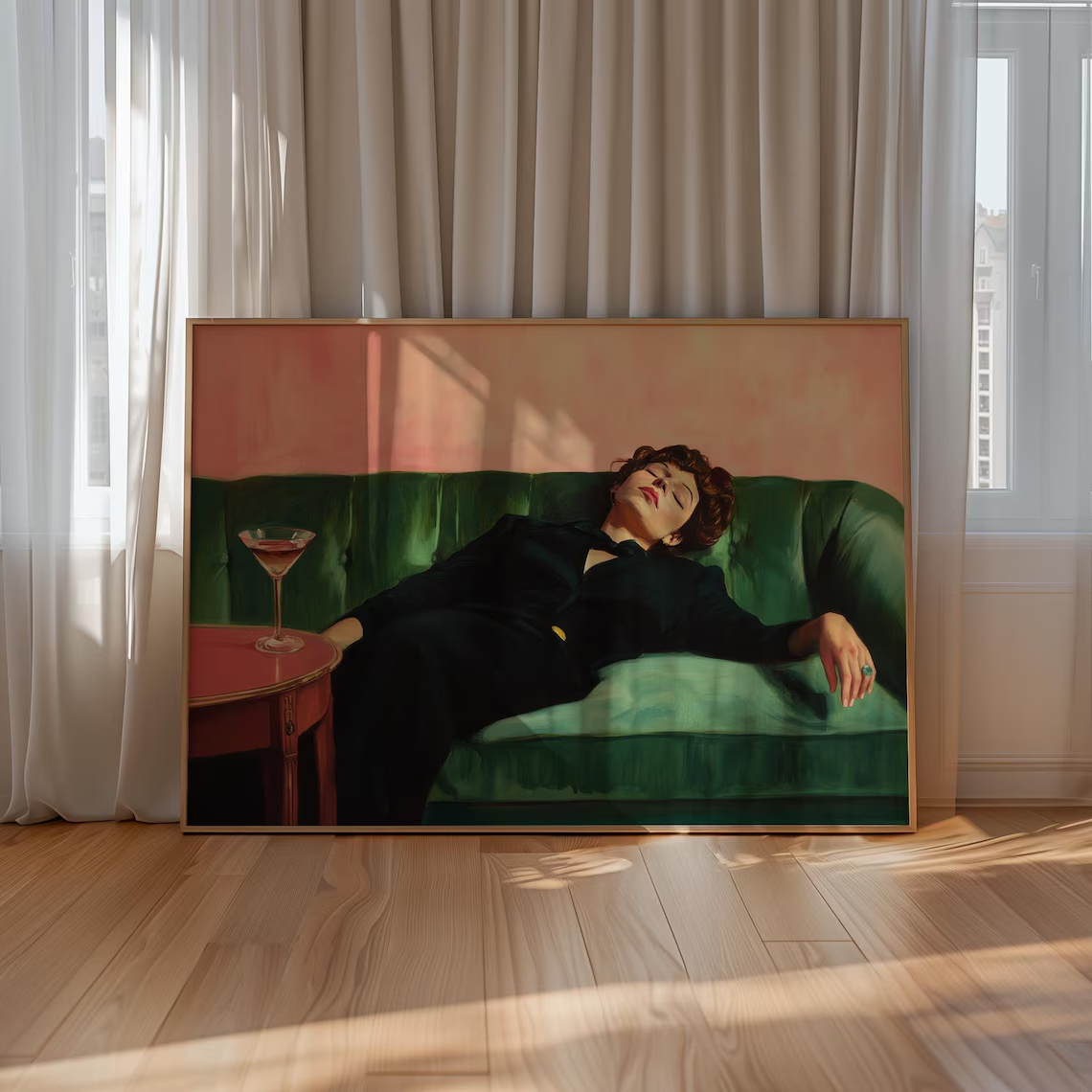 Woman on Couch with Martini |  – Photography By recenzja i cena