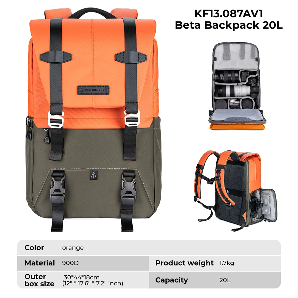 K&F CONCEPT Camera Backpack Tr – Photography Camera recenzja i cena