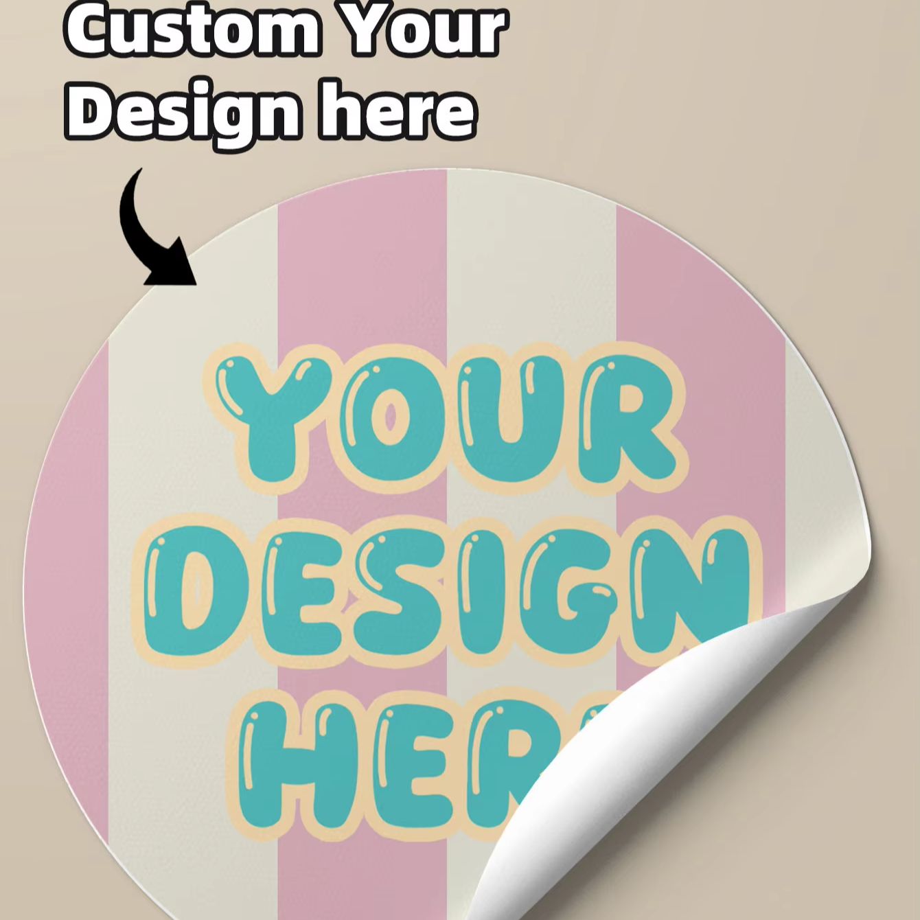 1/60/120pcs Custom Round Stick – Photography Logo recenzja i cena