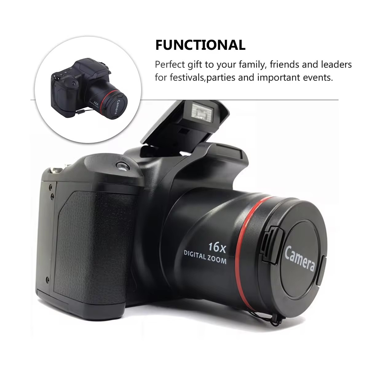 Digital Camera Portable 16X Zo – Photography Gear recenzja i cena