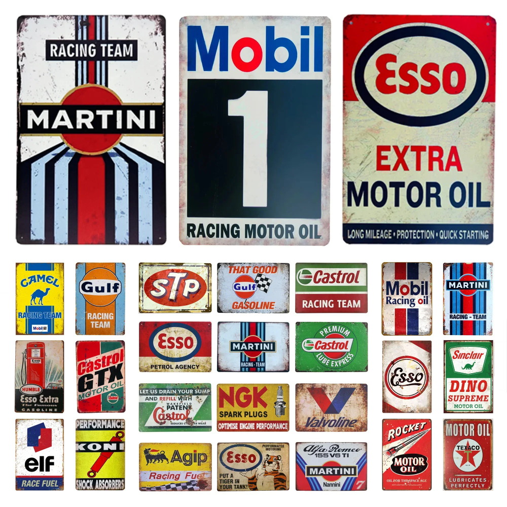 Vintage-Style Motor Oil Gas Si – Photography By recenzja i cena