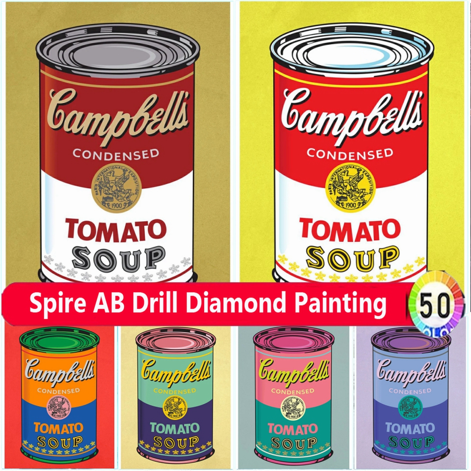 Andy Warhol Colorful Campbell  – Photography Geometry recenzja i cena