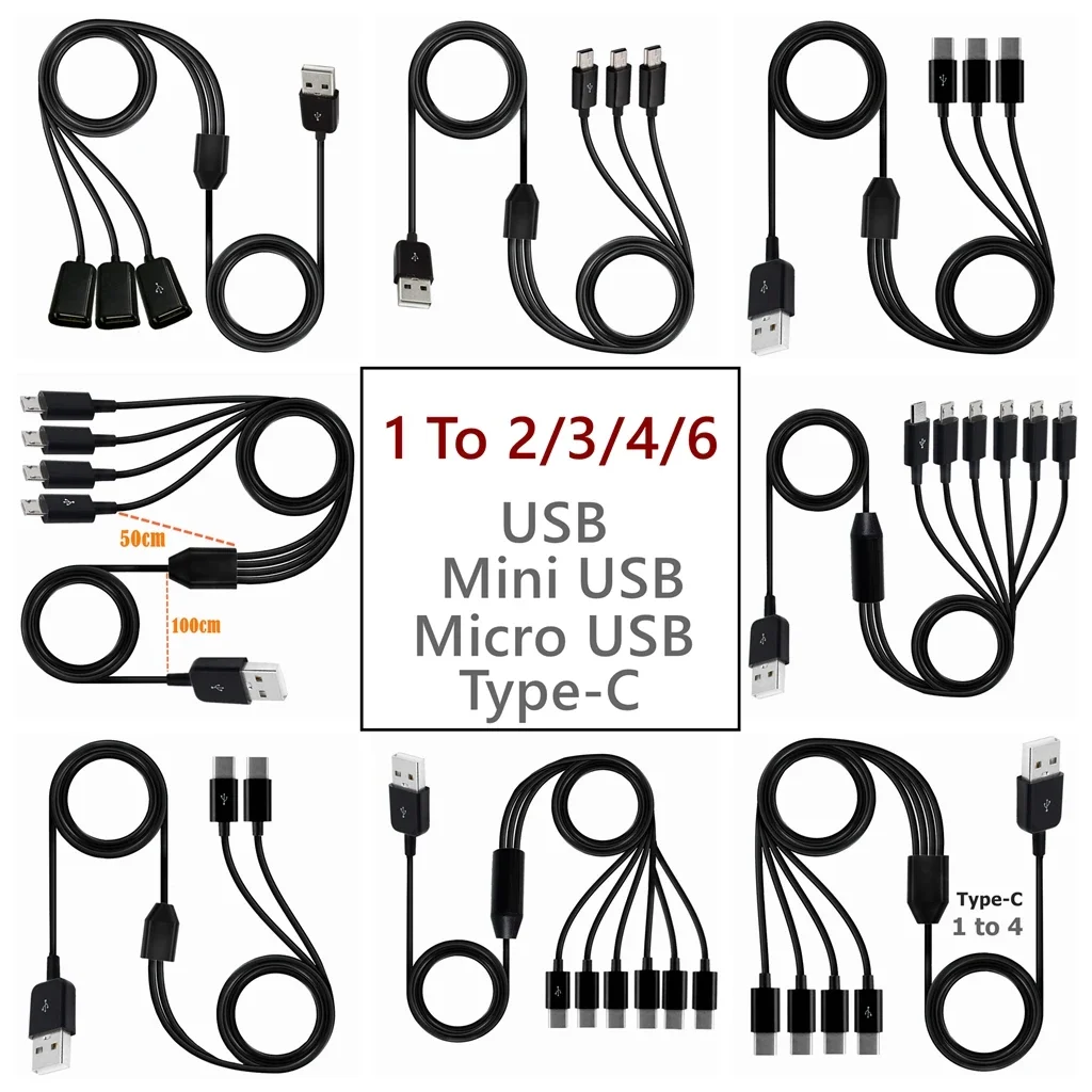 Type-C 1 To 4 6 Port Type C US – Photography Date recenzja i cena