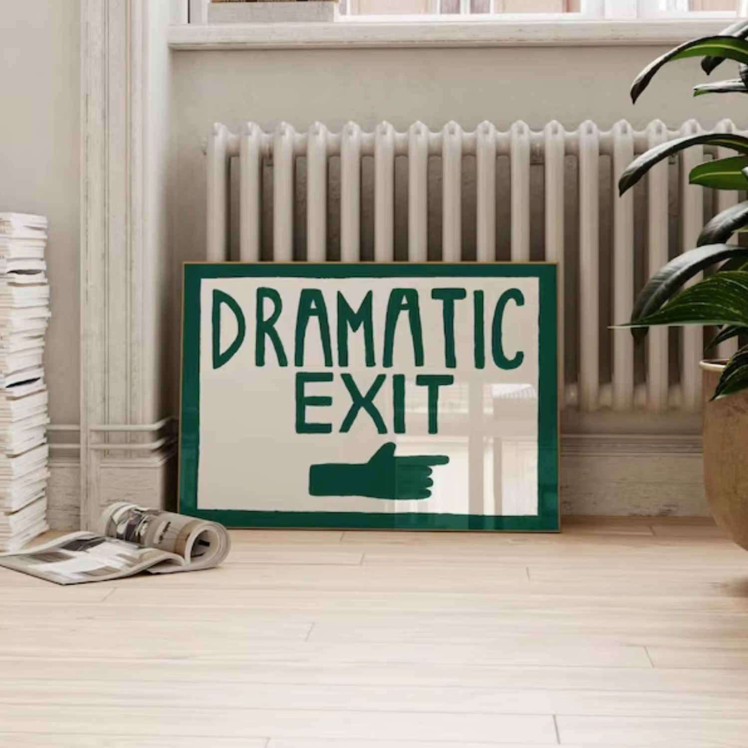 Funny Hallway Print Dark Green – Photography Night recenzja i cena
