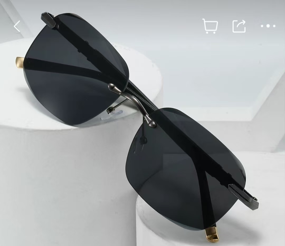 New style men's rimless fashio – Photography Street recenzja i cena