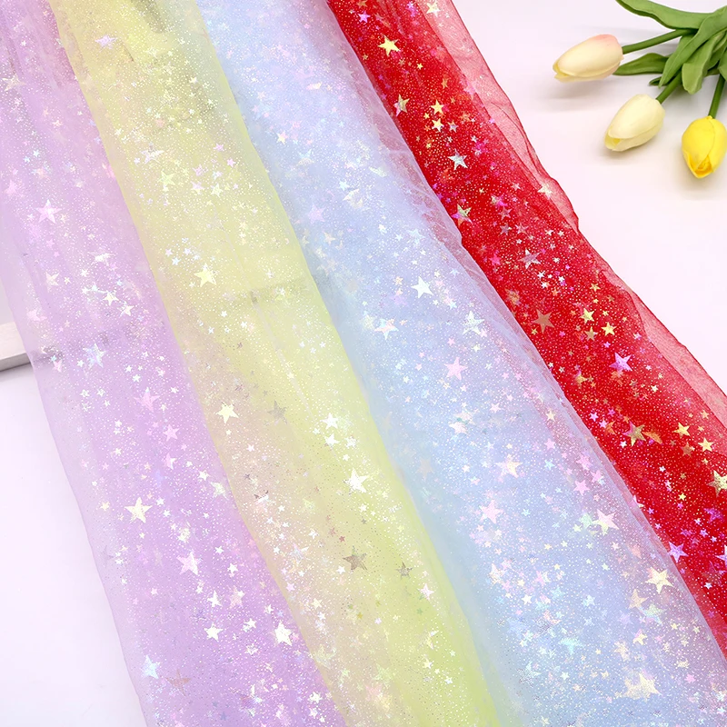 50x150cm Iridescent Star Tulle – Photography Term recenzja i cena