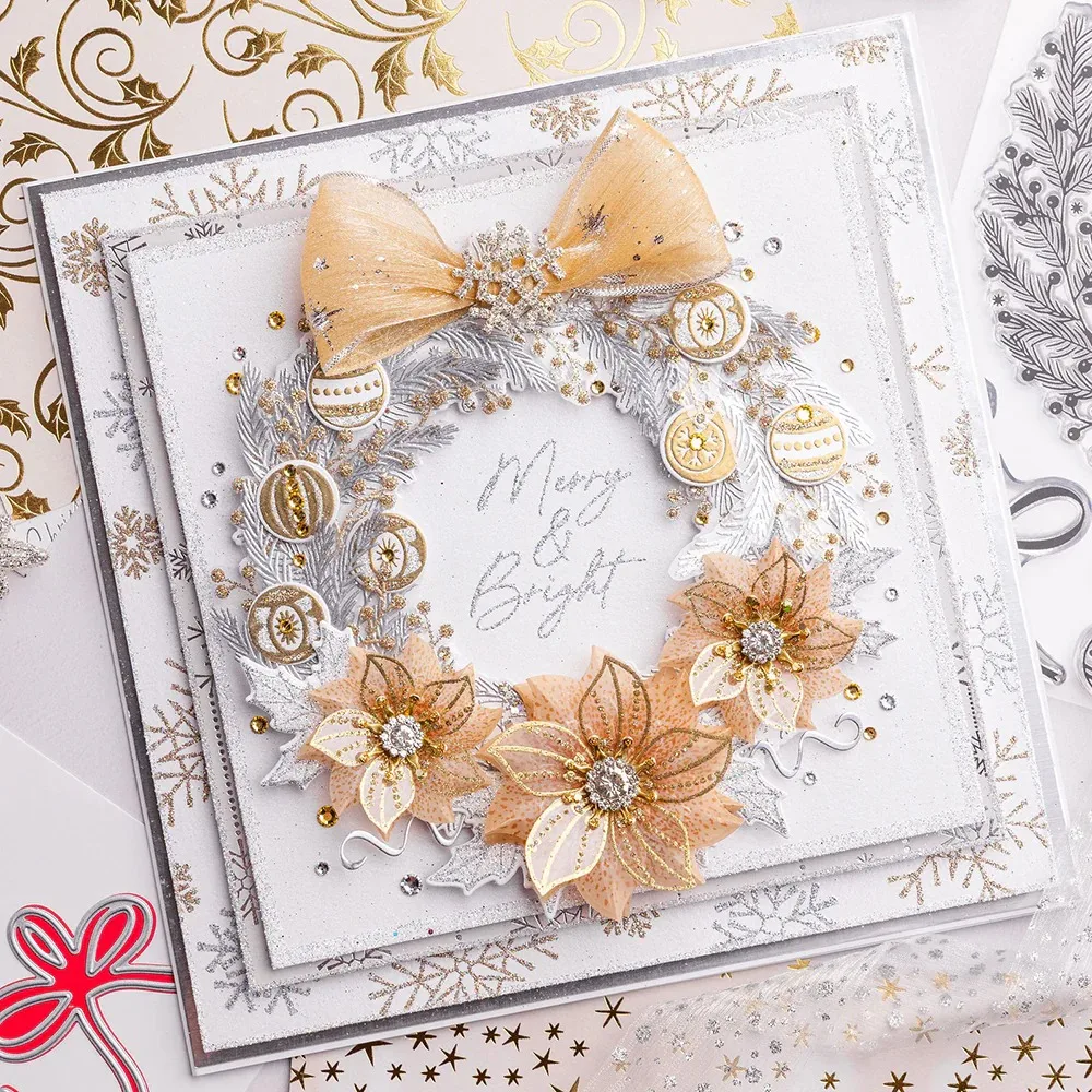 Gilded Floral Merry Christmas  – Photography Gear recenzja i cena