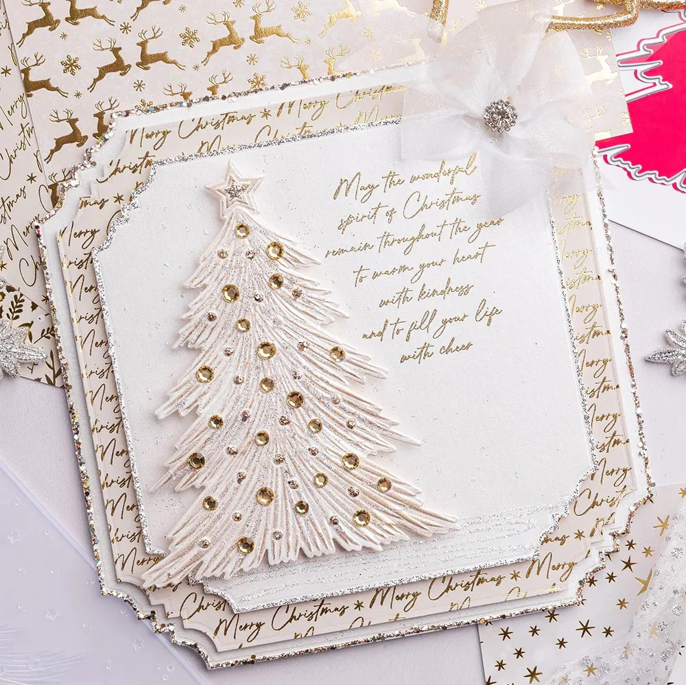 Gilded Floral Merry Christmas  – Photography Gear recenzja i cena