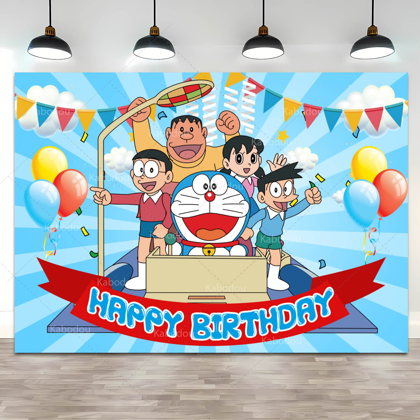 Doraemon Party Backdrop Blue C – Photography Term recenzja i cena