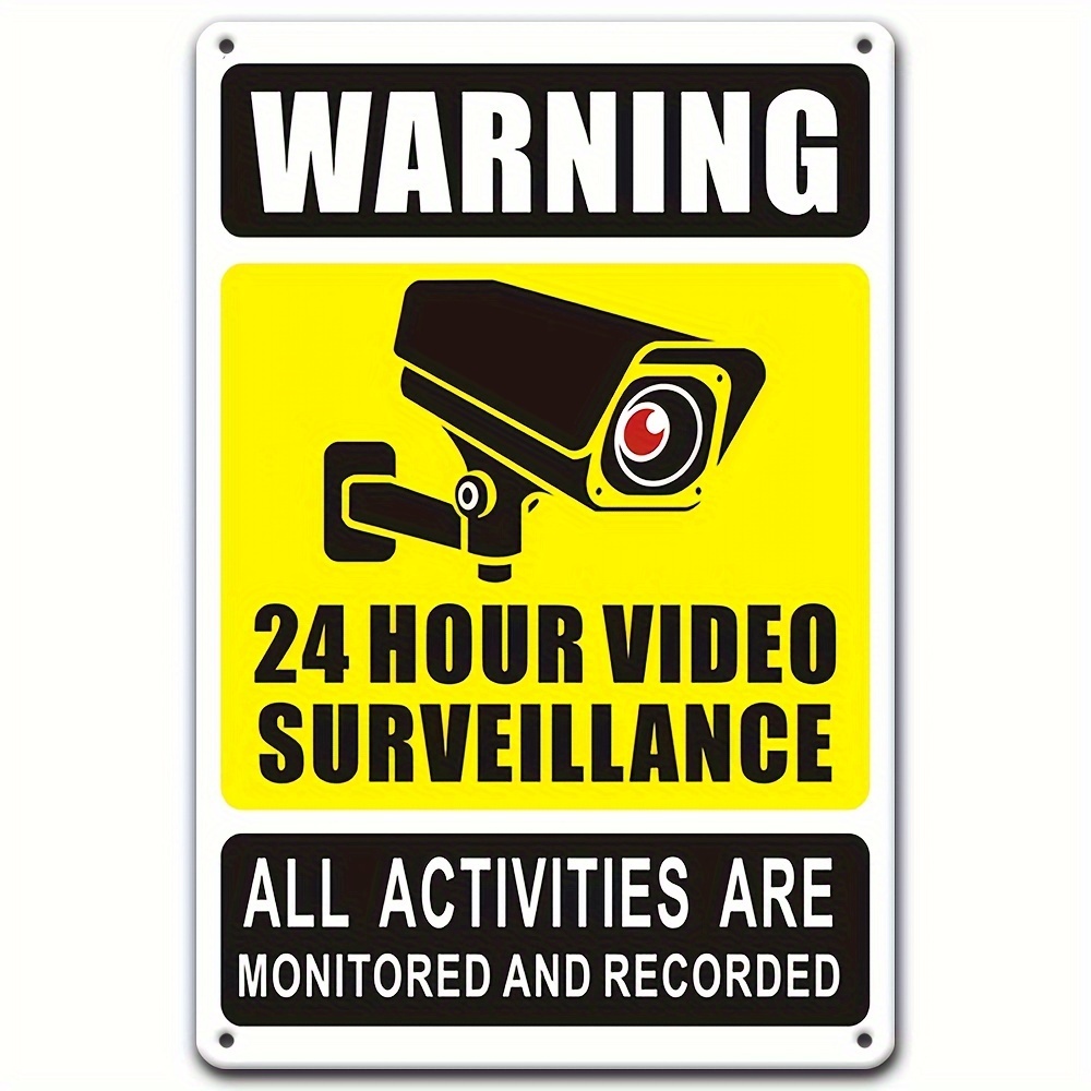 24/7 Video Surveillance Warnin – Photography Street recenzja i cena