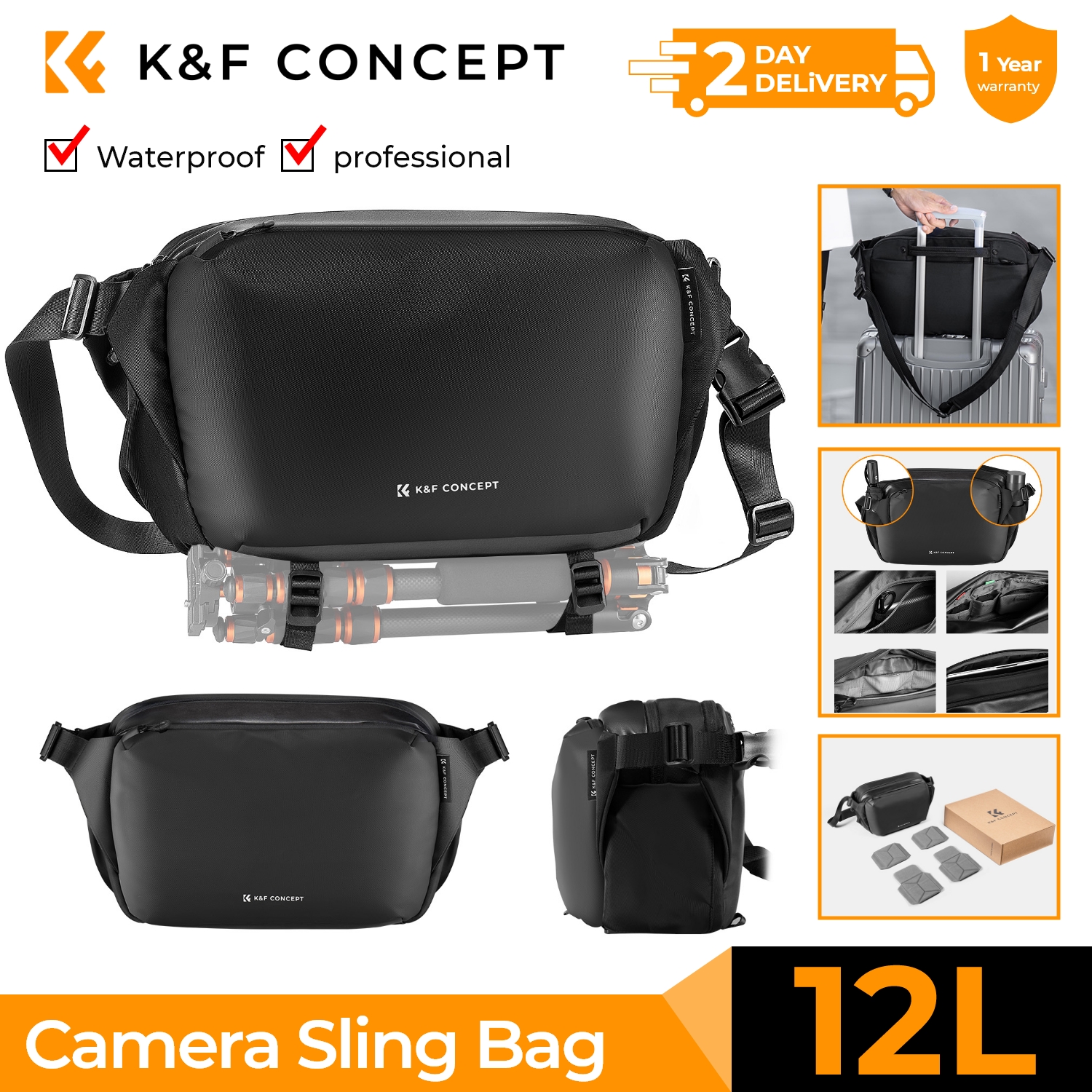 K&F CONCEPT 12L/10L Camera Sli – Camera Rain Cover recenzja i cena
