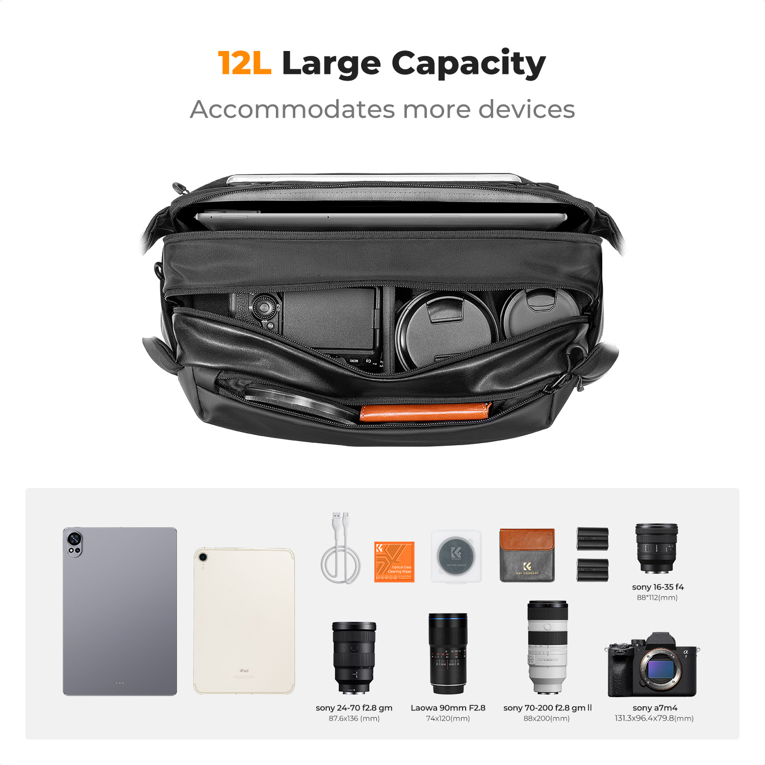 K&F CONCEPT 12L/10L Camera Sli – Camera Rain Cover recenzja i cena