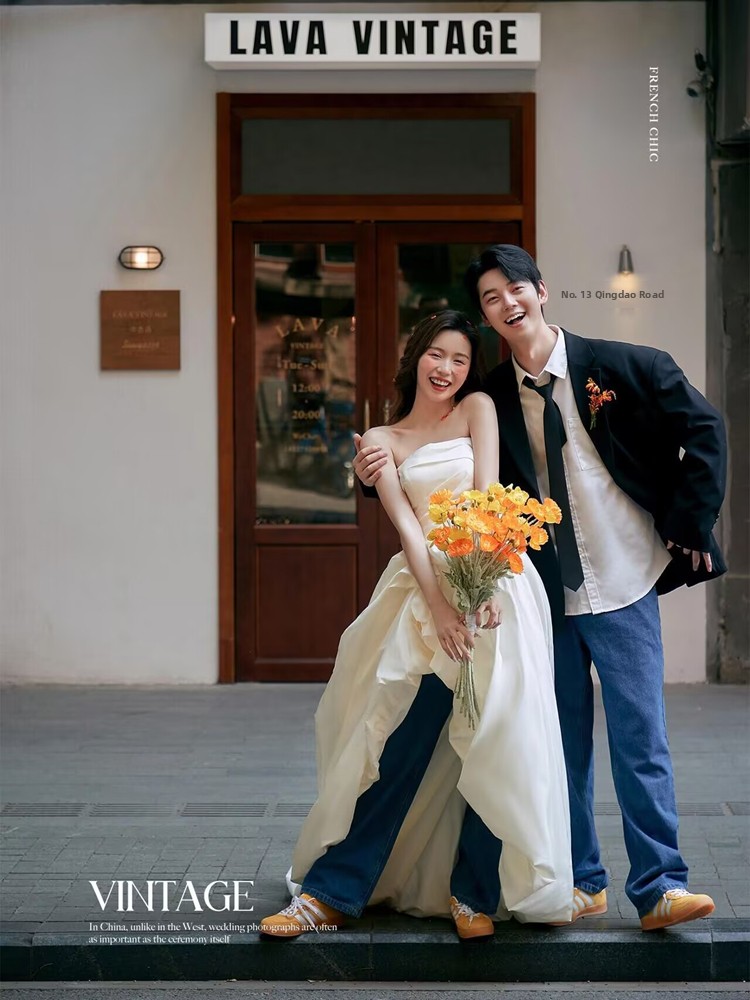Korean Style Denim Young Coupl – Photography Young recenzja i cena