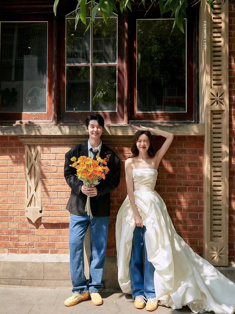 Korean Style Denim Young Coupl – Photography Young recenzja i cena