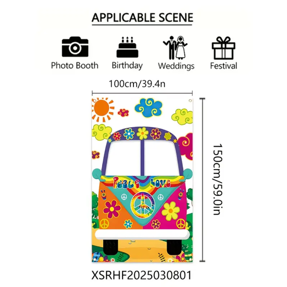 Vintage Hippie Bus Photo Booth – Photography Logo recenzja i cena