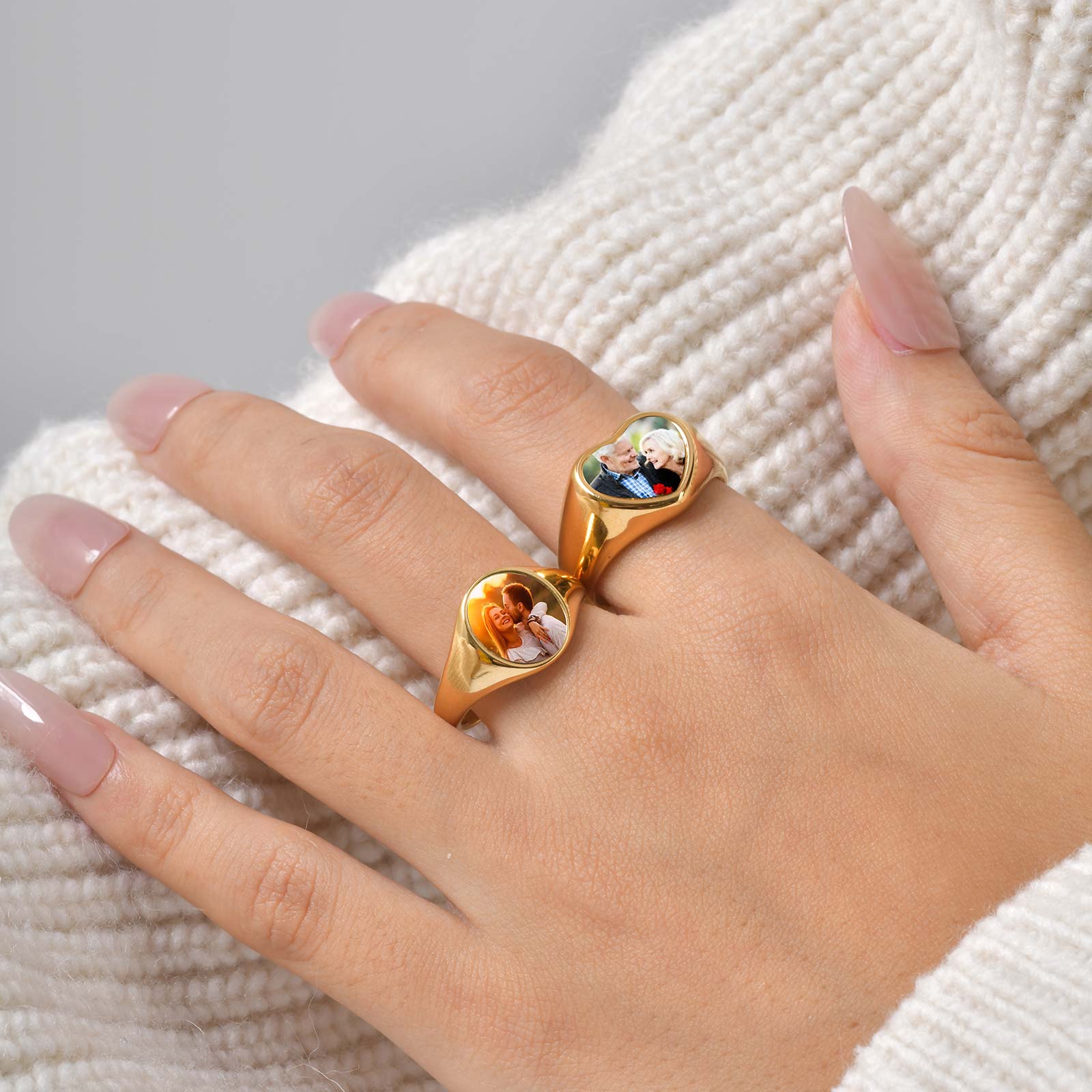 Custom Photo Signet Ring for W – Photography Logo recenzja i cena