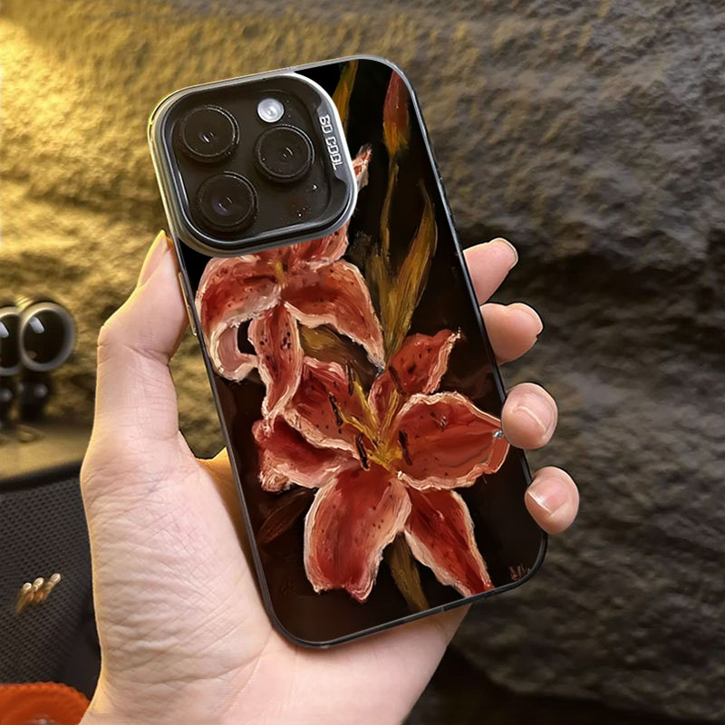 Oil Painting Lily Flower Retro – Photography By recenzja i cena