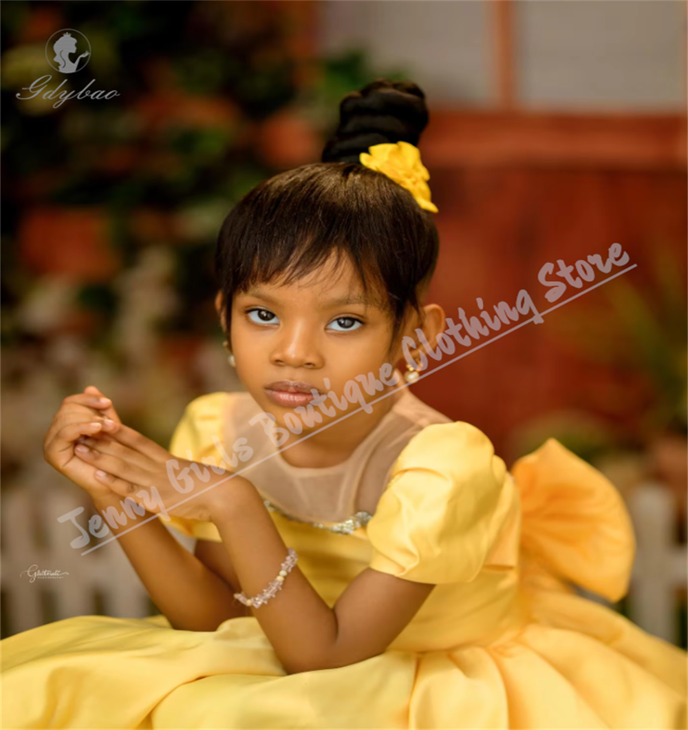 Flower Girl Dress Satin Knee-l – Photography Solo recenzja i cena