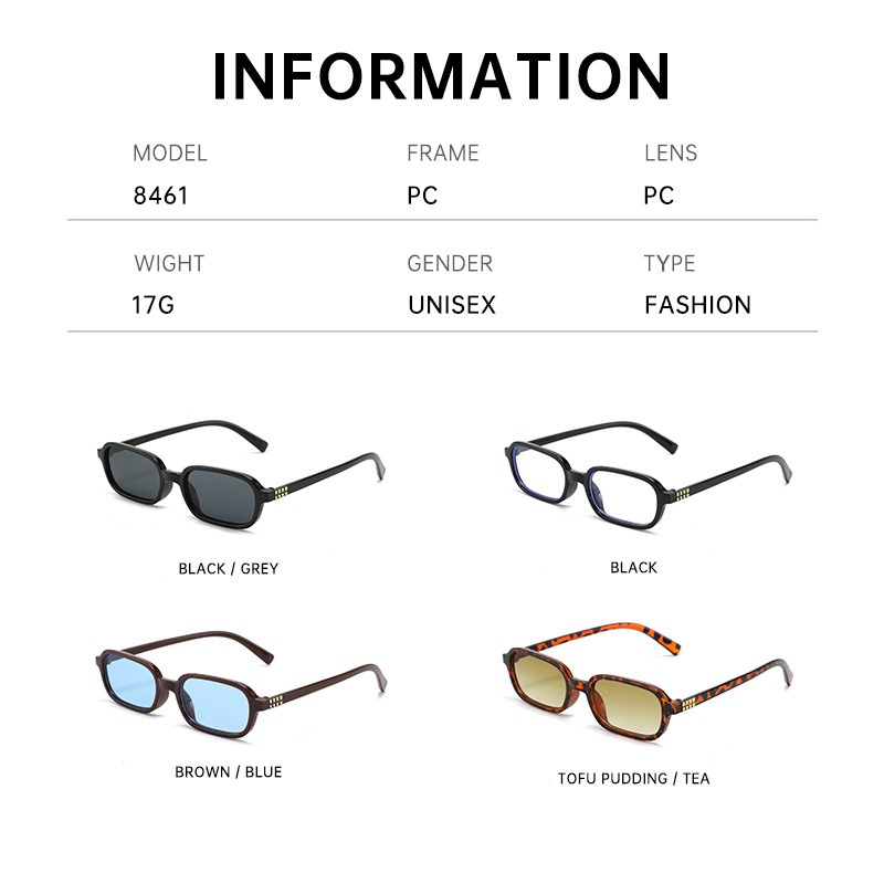 New Small Square Frame Sunglas – Photography Street recenzja i cena