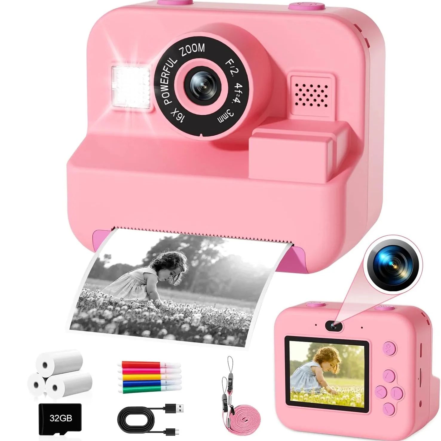 newInstant Print Camera With 3 – Photography Gear recenzja i cena