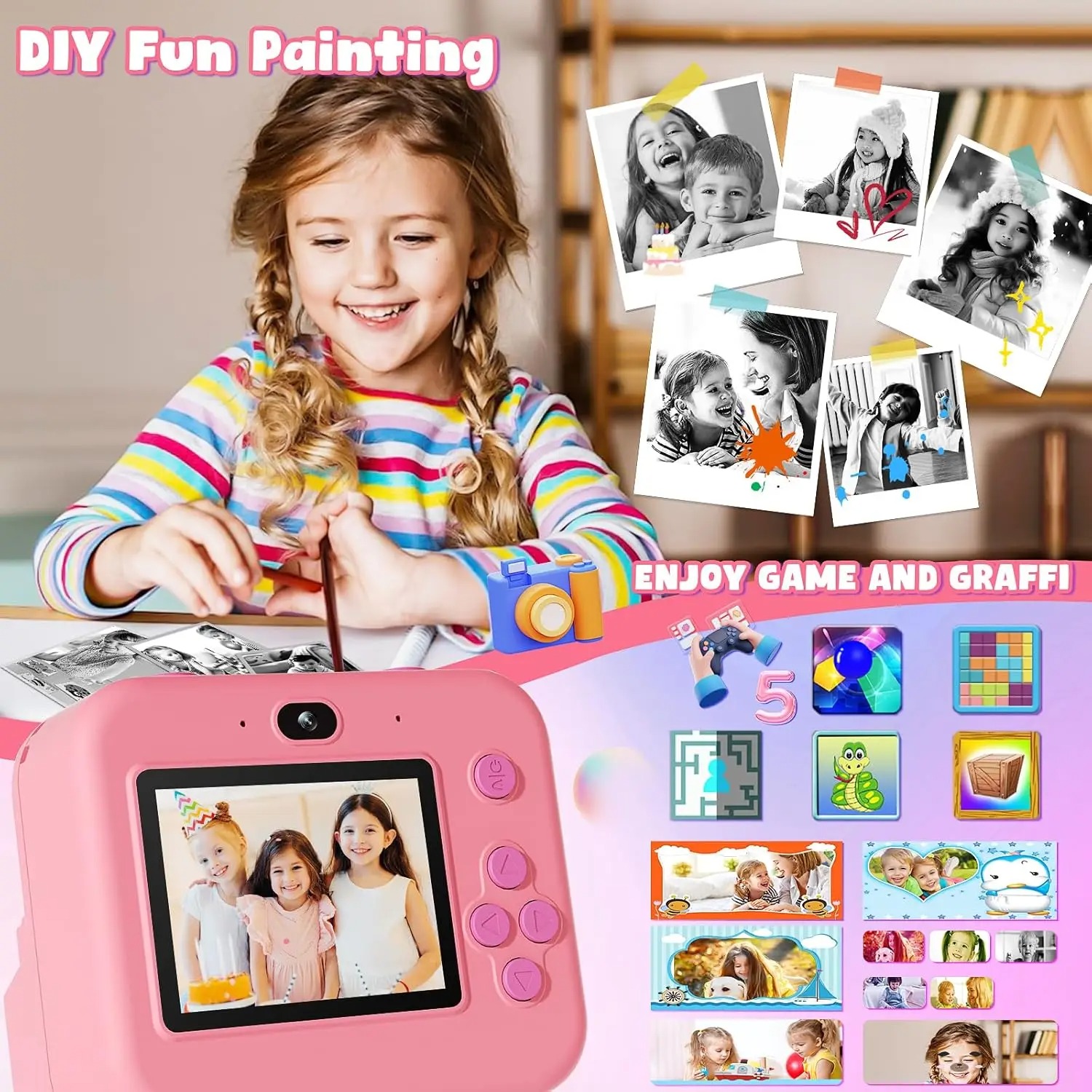 newInstant Print Camera With 3 – Photography Gear recenzja i cena