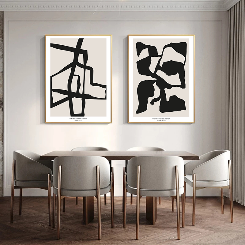 Minimalist Paint Strokes Abstr – Photography Geometry recenzja i cena