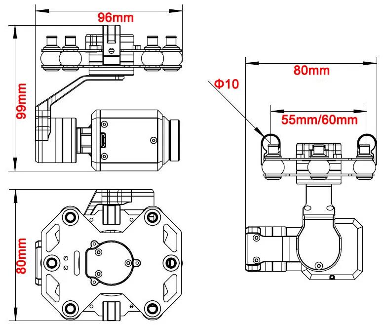 Tarot TL3T20 3-axis Gimbal 640 – Photography Camera recenzja i cena